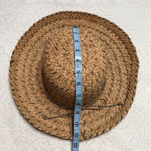 Panama Jack Straw Hat Beach Hat Casual Straw Hat - Picture 10 of 11